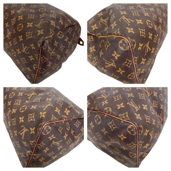 Authentic Louis Vuitton Satchel Bag Speedy 40 Monogram Used LV Handbag Vintage - Picture 4 of 12